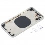 חזרה השיכון כיסוי עם חיקוי מראה של פרו iP12 עבור iPhone X (לבן)