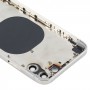 חזרה השיכון כיסוי עם חיקוי מראה של פרו iP12 עבור iPhone X (לבן)