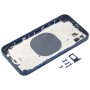 חזרה השיכון כיסוי עם מראה חיקוי של iP12 עבור XR iPhone (כחול)