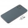 חזרה השיכון כיסוי עם חיקוי מראה של iP12 מקס Pro עבור iPhone XS מקס (שחור)
