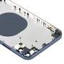 חזרה השיכון כיסוי עם חיקוי מראה של iP12 מקס Pro עבור iPhone XS מקס (כחול)