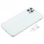 חזרה השיכון כיסוי עם חיקוי מראה של iP12 מקס Pro עבור iPhone XS מקס (לבן)