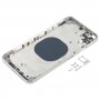 חזרה השיכון כיסוי עם חיקוי מראה של iP12 מקס Pro עבור iPhone XS מקס (לבן)