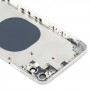 חזרה השיכון כיסוי עם חיקוי מראה של iP12 מקס Pro עבור iPhone XS מקס (לבן)