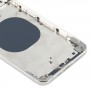 חזרה השיכון כיסוי עם חיקוי מראה של iP12 מקס Pro עבור iPhone XS מקס (לבן)