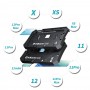 MiJing Z20 10 ב 1 עבור מחברים פלטפורמת BGA Reballing סטנסיל iPhone X  12 מקס פרו