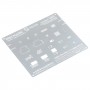 תבנית סטנסיל Reballing BGA מכונאי 0.12mm S24-09 לאייפון 11 Pro