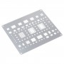 מכונאי 0.12mm S24-10 BGA Reballing סטנסיל תבנית עבור iPhone 12 Pro - 12-12 Mini - 12 Pro מקס