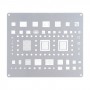 מכונאי 0.12mm S24-10 BGA Reballing סטנסיל תבנית עבור iPhone 12 Pro - 12-12 Mini - 12 Pro מקס