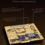 MR3 מכונאי 3 ב 1 נטיעת אמצע Layer פלטפורמת טין עבור iPhone X - XS - XS מקס