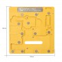 MR3 מכונאי 3 ב 1 נטיעת אמצע Layer פלטפורמת טין עבור iPhone X - XS - XS מקס
