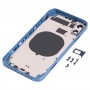 חזרה כיסוי דיור עם מראה מראה של IP13 Pro עבור iPhone 11 (כחול)