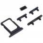 מגש כרטיס SIM + צד מקשים עבור iPhone 13 מיני (חצות) (שחור)
