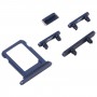 מגש כרטיס SIM + צד מקשים עבור iPhone 13 מיני (כחול)