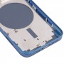 חזרה כיסוי דיור עם כרטיס SIM מגש ו צד מקשים ו מצלמה עדשה עבור iPhone 13 (כחול)