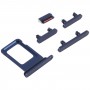 מגש כרטיס ה- SIM + מגש כרטיס ה- SIM + צד מקשים עבור iPhone 13 (כחול)