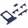 מגש כרטיס ה- SIM + מגש כרטיס ה- SIM + צד מקשים עבור iPhone 13 (כחול)