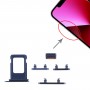 מגש כרטיס ה- SIM + מגש כרטיס ה- SIM + צד מקשים עבור iPhone 13 (כחול)