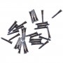 100 PCS טעינה ברגים נמל עבור iPhone 13 Pro מקס (כחול)