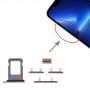 מגש כרטיס SIM + מגש כרטיס ה- SIM + צד מקשים עבור iPhone 13 Pro (גרפיט)