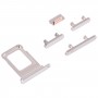 מגש כרטיס ה- SIM + מגש כרטיס ה- SIM + צד מקשים עבור iPhone 13 Pro (כסף)