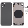 חזרה דיור כיסוי עם מראה מראה של IP13 Pro עבור iPhone X (שחור)