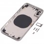 חזרה דיור כיסוי עם מראה מראה של IP13 Pro עבור iPhone X (שחור)