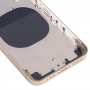 חזרה כיסוי דיור עם מראה מראה של IP13 Pro עבור iPhone X (זהב)