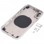 חזרה כיסוי דיור עם חיקוי המראה של IP13 Pro עבור iPhone X (לבן)
