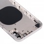חזרה כיסוי דיור עם חיקוי המראה של IP13 Pro עבור iPhone X (לבן)
