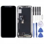 מקורי OLED חומר LCD מסך digitizer מלא הרכבה עבור iPhone x