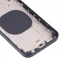 חזרה כיסוי דיור עם מראה מראה של IP13 עבור iPhone XR (שחור)