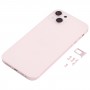 חזרה כיסוי דיור עם מראה מראה של IP13 עבור iPhone XR (ורוד)