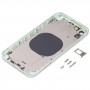 חזרה דיור כיסוי עם מראה מראה של IP13 עבור iPhone XR (ירוק)