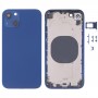 חזרה כיסוי דיור עם מראה מראה של IP13 עבור iPhone XR (כחול)