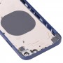 חזרה כיסוי דיור עם מראה מראה של IP13 עבור iPhone XR (כחול)