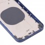 חזרה כיסוי דיור עם מראה מראה של IP13 עבור iPhone XR (כחול)