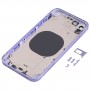 חזרה כיסוי דיור עם מראה מראה של IP13 עבור iPhone XR (סגול)