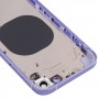 חזרה כיסוי דיור עם מראה מראה של IP13 עבור iPhone XR (סגול)