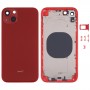 חזרה כיסוי דיור עם מראה מראה של IP13 עבור iPhone XR (אדום)