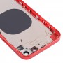 חזרה כיסוי דיור עם מראה מראה של IP13 עבור iPhone XR (אדום)