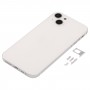 חזרה כיסוי דיור עם מראה מראה של IP13 עבור iPhone XR (לבן)