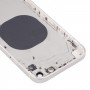 חזרה כיסוי דיור עם מראה מראה של IP13 עבור iPhone XR (לבן)