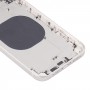חזרה כיסוי דיור עם מראה מראה של IP13 עבור iPhone XR (לבן)
