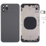 חזרה כיסוי דיור עם מראה מראה של IP13 Pro מקס עבור iPhone XS מקס (שחור)