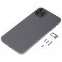חזרה כיסוי דיור עם מראה מראה של IP13 Pro מקס עבור iPhone XS מקס (שחור)