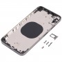 חזרה כיסוי דיור עם מראה מראה של IP13 Pro מקס עבור iPhone XS מקס (שחור)
