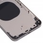 חזרה כיסוי דיור עם מראה מראה של IP13 Pro מקס עבור iPhone XS מקס (שחור)