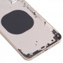 חזרה כיסוי דיור עם מראה מראה של IP13 Pro מקס עבור iPhone XS מקס (זהב)