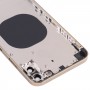 חזרה כיסוי דיור עם מראה מראה של IP13 Pro מקס עבור iPhone XS מקס (זהב)